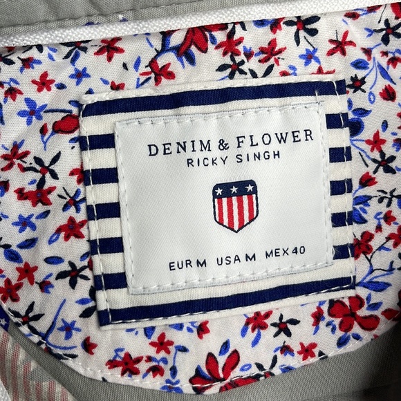 Denim & Flower, by Ricky Singh Collard Shirt - Picture 4 of 7